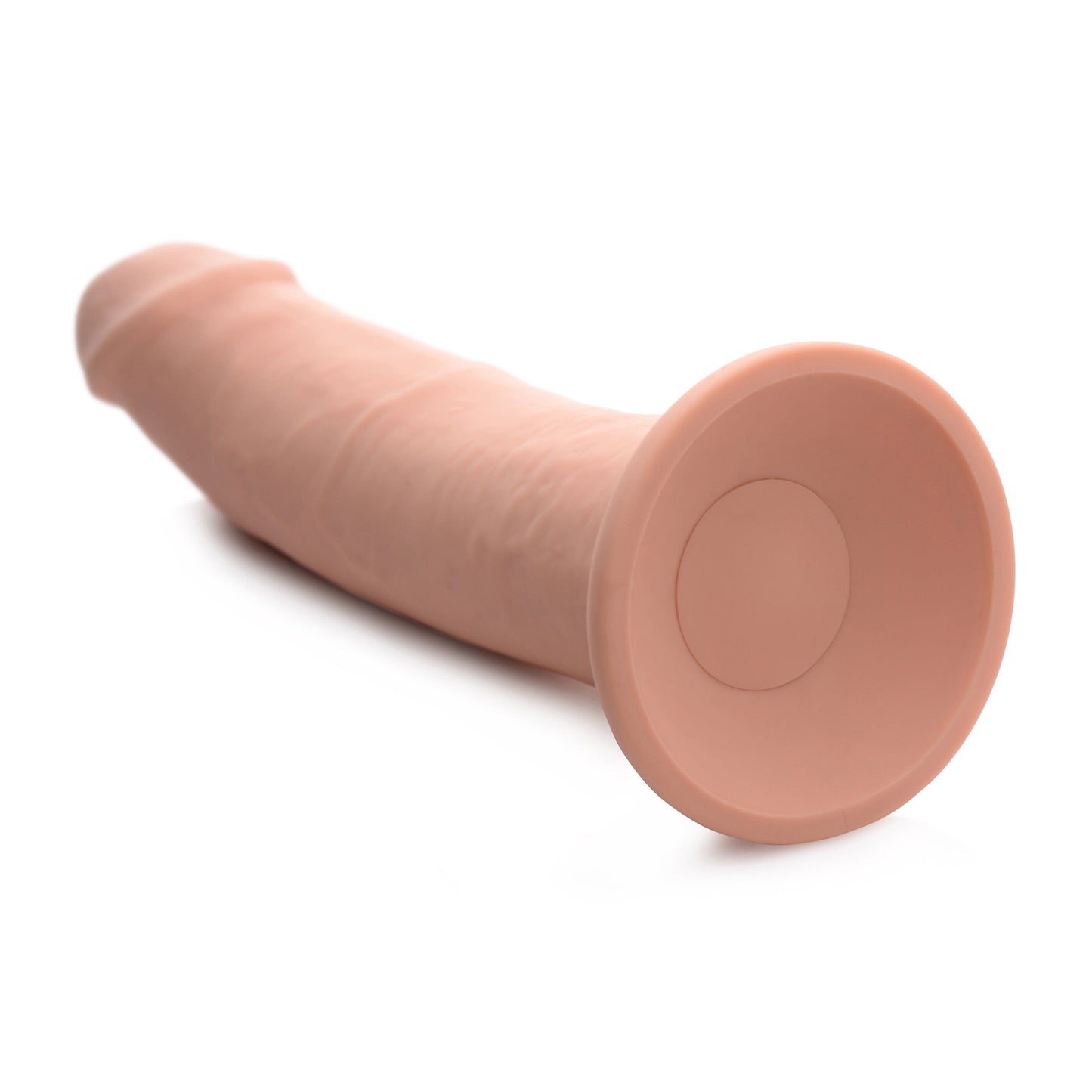 7X Inflatable Vibrating Remote Control Silicone Dildo - 8.5 Inch